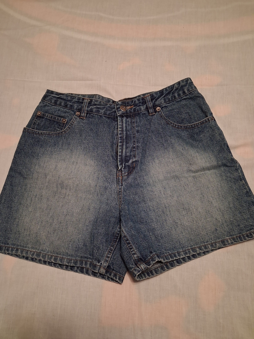 Route 66 Denim Blue Jean Shorts Light Fade